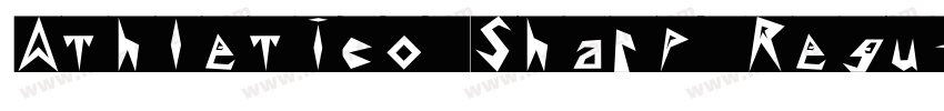 Athletico Sharp Regu字体转换